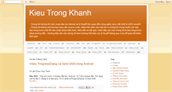 Desktop Screenshot of kieutrongkhanh.net